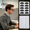 Non-slip Glasses Nose Pads 25 Pairs with Adhesive Backing, Anti-Slip Stick-on Eyeglasses Anti-slip Silicone Grips, D-Shape Cushions for Sunglasses