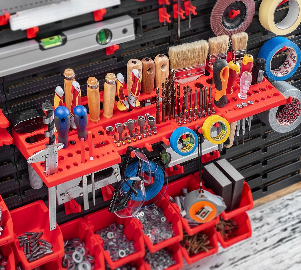 KADAX Tablica Warsztatowa Ścianka 232x78cm 132 el