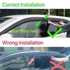 For Mazda CX-5 CX5 2018    Window Visor Deflector Sun Rain Guard Awning Shelters Exterior Car Styling Accessories
