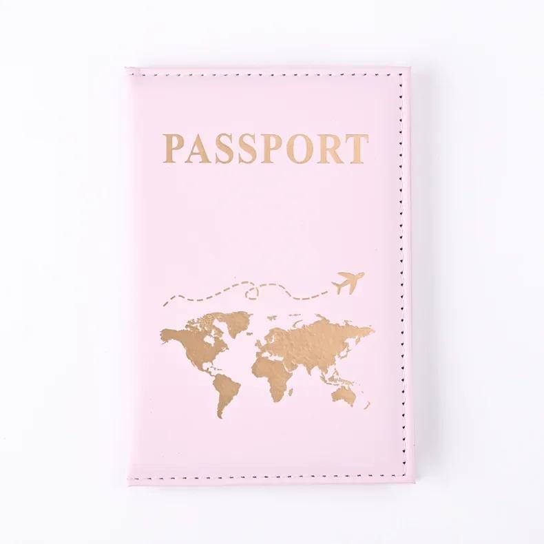 Fashion Credit Card Holder Wallet Pouch Simple 2024 New Passport Cover Case Women Men Travel Wedding Passport Covers ID Holders