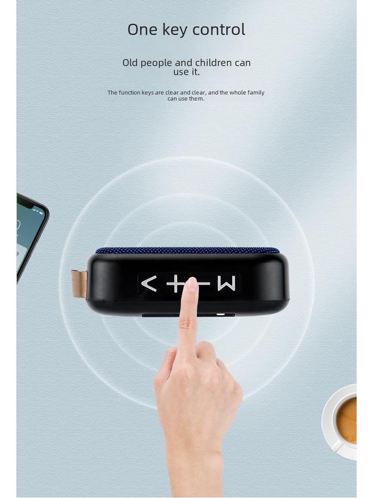 G2 Портативный наружный Bluetooth-динамик с сабвуфером и поддержкой TF-карт Hands-Free