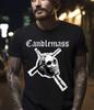 Черная футболка группы Candlemass, S-5XL, унисекс