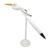 5pcs White Seagull Statue Balancing Nautical Sculpture Mobiles Seagull Figurine  For Patio