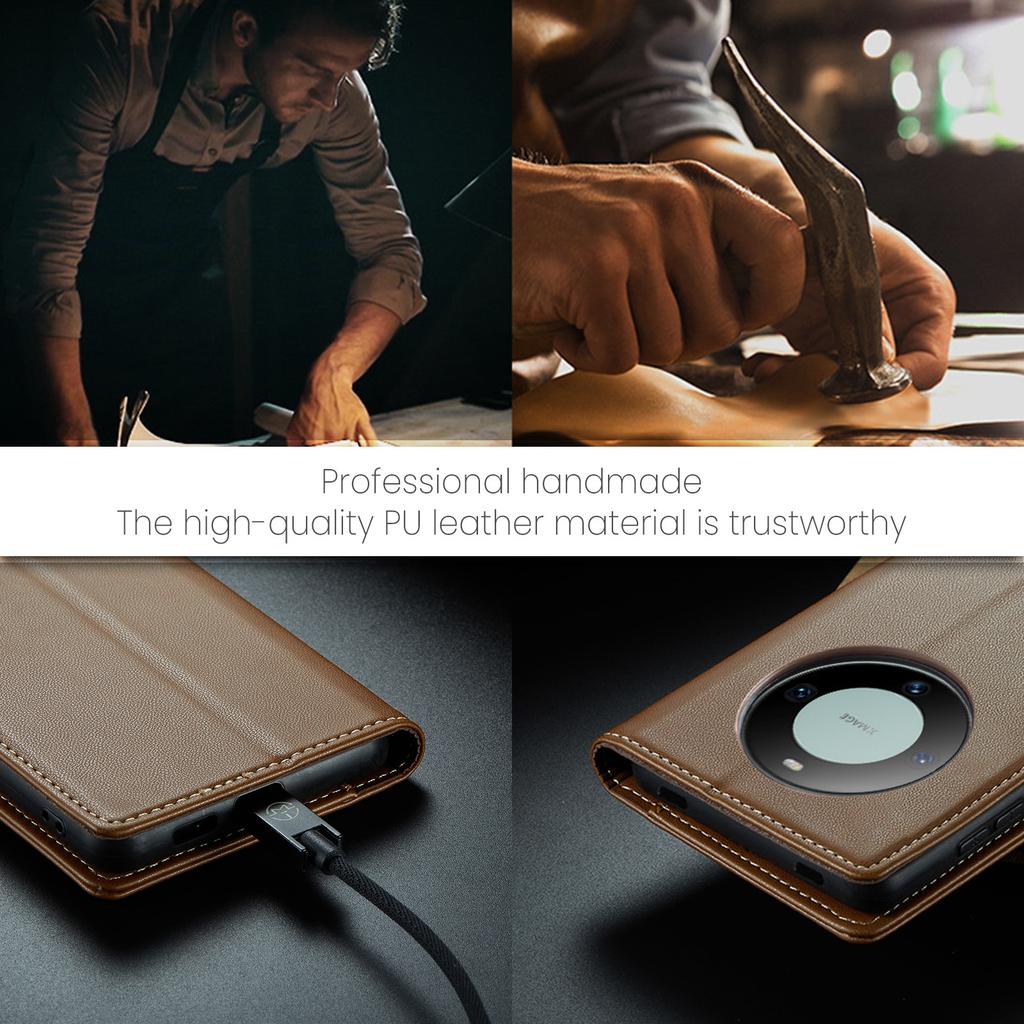 Для Huawei Mate 60/Mate 60 Pro/Mate 60 Pro+ чехол из искусственной кожи премиум-класса с функцией кошелька