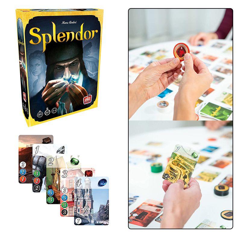 Настольная игра Splendor Полная английская версия Коробка для домашней вечеринки с коллекционными картами