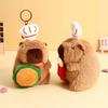 Animals Plush Capybara Keychain Capybara Guinea Pig Pendant Capybara Keyring  Kids Couple