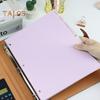 8Pcs Plastic Binder Dividers 3-Hole Punched Tear-Resistant Separator Pages Inner Page Dividers Office Supplies