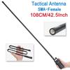 ABBREE Foldable CS Tactical Antenna SMA Female 144/430Mhz for Baofeng UV 5R UV82 UV 13 PRO BF 888S Quansheng UV K5 Radio
