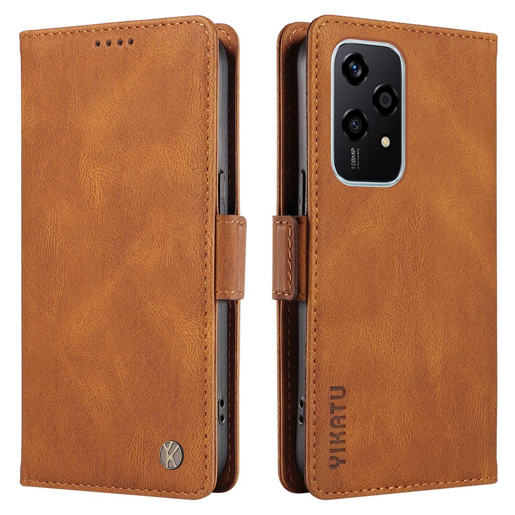 YIKATU YK-005 For Honor 200 Lite Case Card Holders Skin-Touch Leather Magnetic Clasp Phone Cover