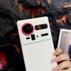 Red Camera Frame with  Textured Case For ZTE nubia Z80 Ultra zte Z70S Ultra z70 ultra Ultimate Design Shockproof Cover