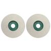 2Pcs 5in Wool Felt Polishing Disc Round Grinding Buffing Wheel Pad Angle Grinder Accessories