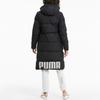 Puma Logo Printed Letter Zipper Hooded Long Sleeve Down Jacket Women Jacket Black 585107-01