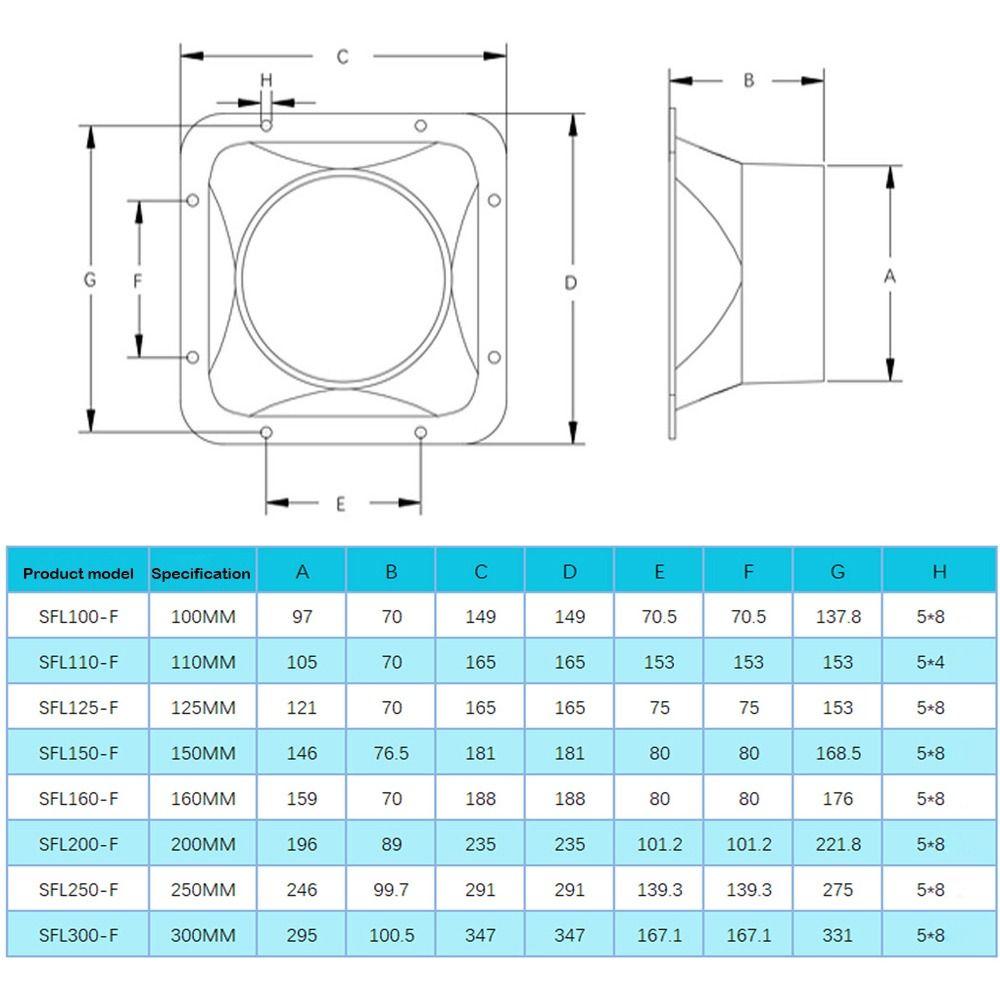 Black Ventilation Pipe Joint ABS Exhaust Pipe Connector Air Ducting Connection  Kitchen
