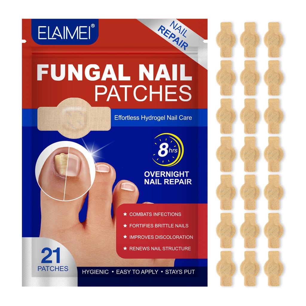 Toenail Fungus Treatment Patches Fast-acting Nail Discoloration Treatment for Brittle Peeling Breaking Thin Nails