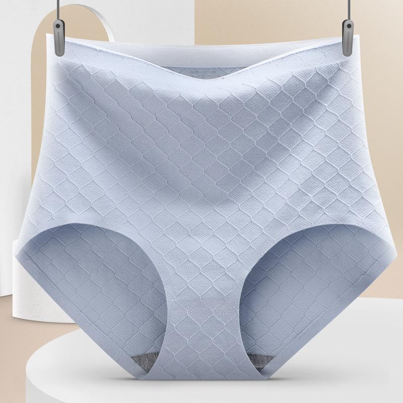 Panties Female Cotton High-waisted Buttocks Seamless Pants Ladies Pants for Woman EMA