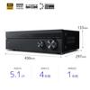 Sony Интегрированный AV-усилитель, совместимый с HDR, многоканальный, 5.1-канальный HDCP2.2/4K STR-DH590