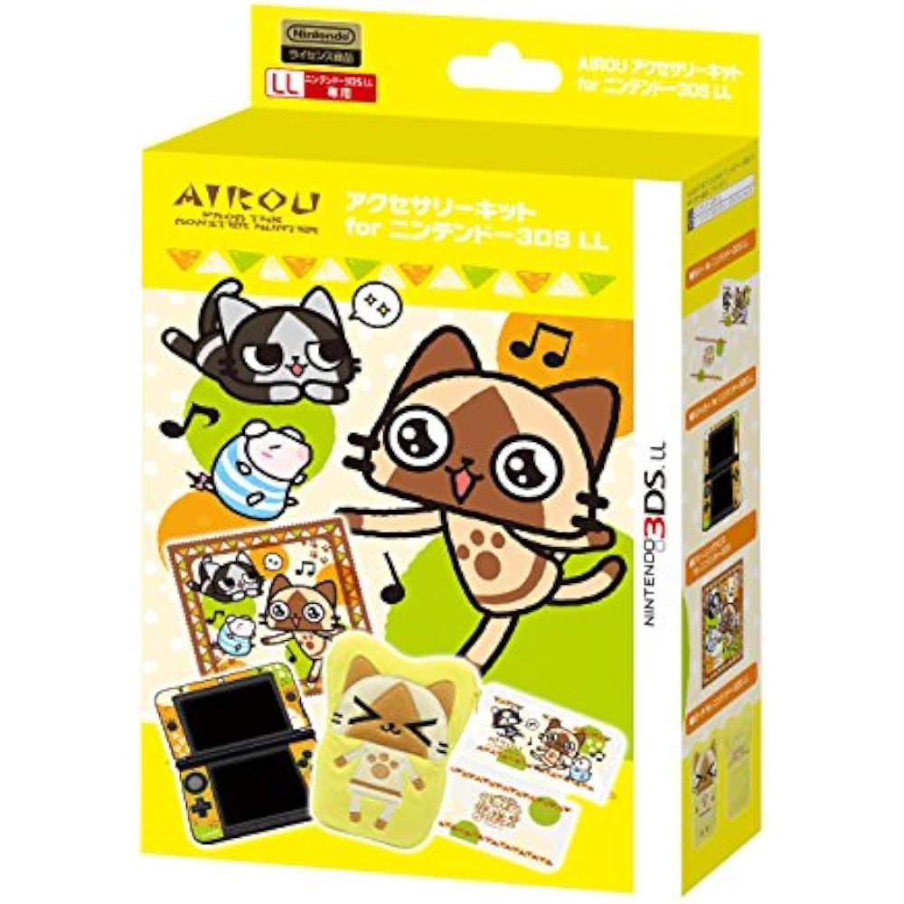 [Эксклюзивно для Amazon.co.jp] Monster Hunter 4G «AIROU» Набор аксессуаров для 3DS LL с 2 Amazon.co.jp E...