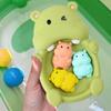Детская игрушка для ванны Плавающие животные Бегемот Мягкая резина Игрушки для ванны для малышей Детские игры в воде Милые купальные развлечения Безопасные Нетоксичные