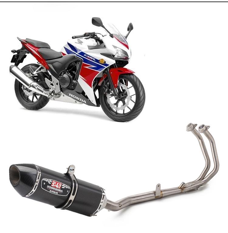 Выхлопная система из нержавеющей стали для мотоциклов CBR500R/CB500R для модификации