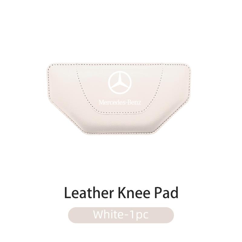 FFYE5 Car Armrest Elbow Pad Leather Leg Knee Cushions Accessories For Mercedes Benz AMG A C E S G Class W201 W210 W108 W204 W205 W203