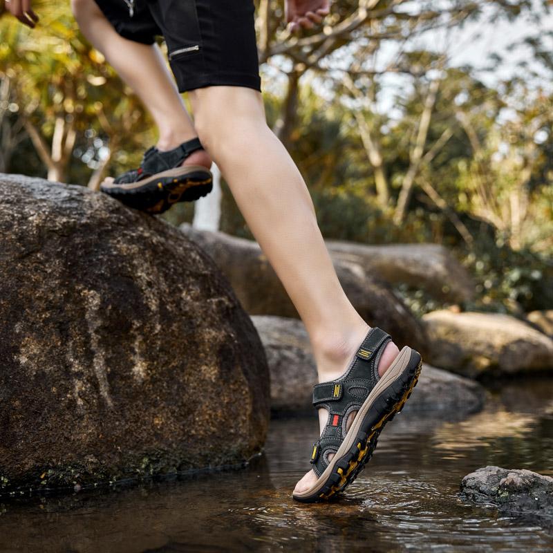 Модные классические мужские сандалии летние сандалии мужские уличные повседневные легкие сандалии модные мужские кроссовки размер 38-48