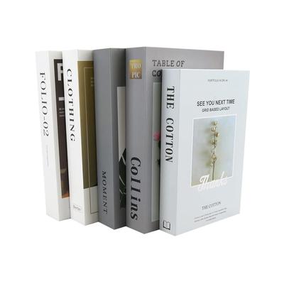 Декоративные книги для интерьера с западными дизайнами и фото. Набор из 5 книг, легкие, для показа, выставки, украшения, реквизит, (умный)