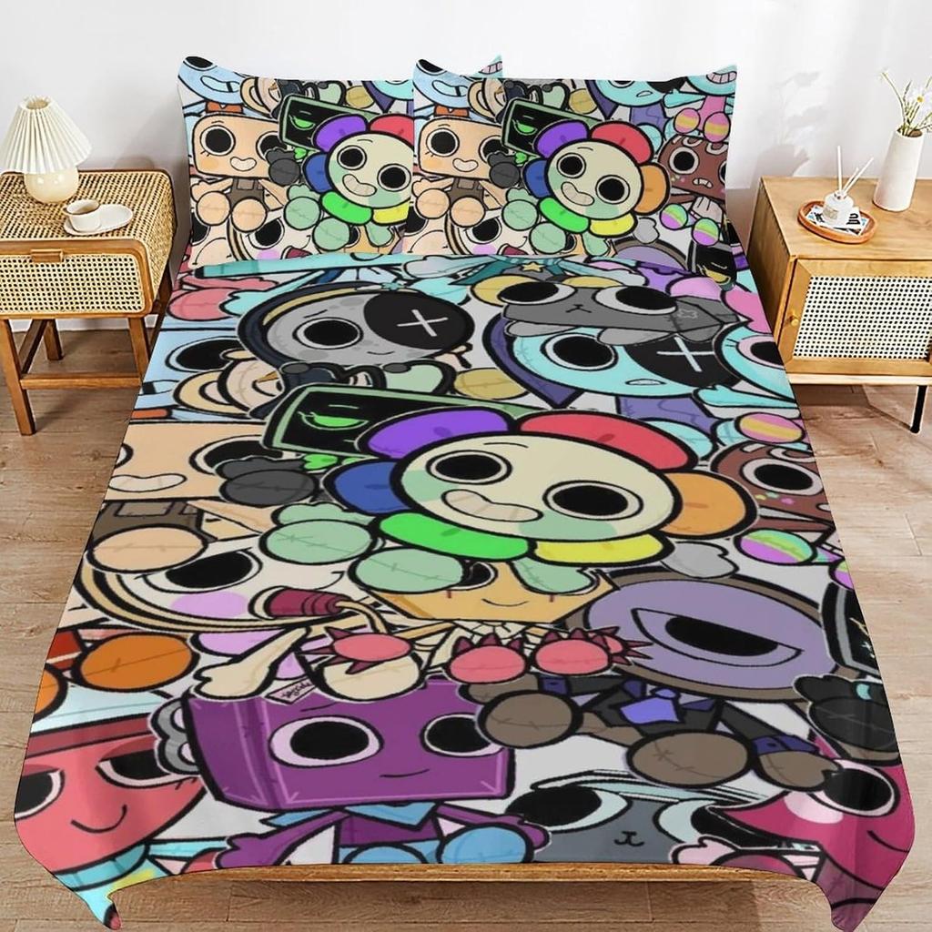 Комплект постельного белья D-Dandy's World с 3D-принтом, аниме-комплект пододеяльника с наволочками, подарок на день рождения для мальчика, подростка, девочки, мягкое милое постельное белье