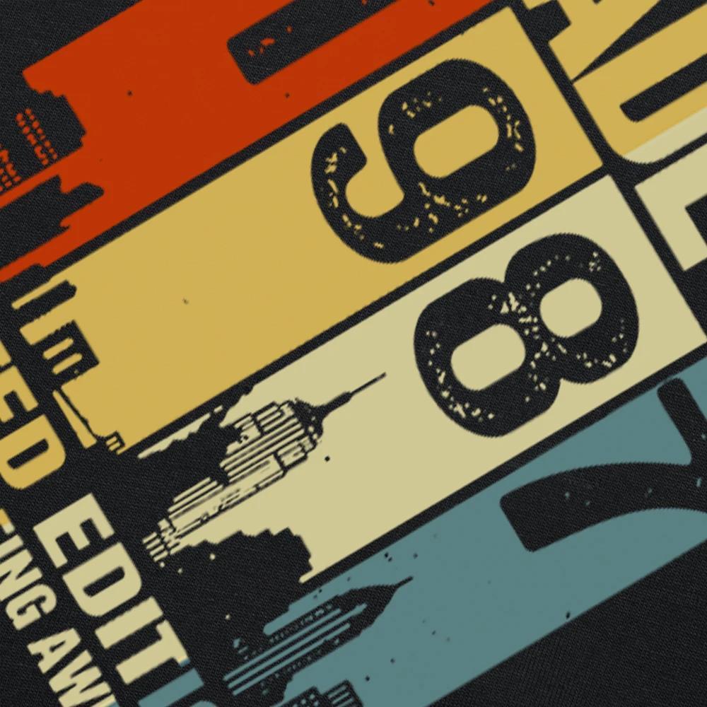 Винтаж, Сделано в 1987 году, ограниченный тираж, 37 лет, футболки с надписью «Being Awesome», летняя графика, хлопковая уличная одежда, подарки на день рождения, футболка