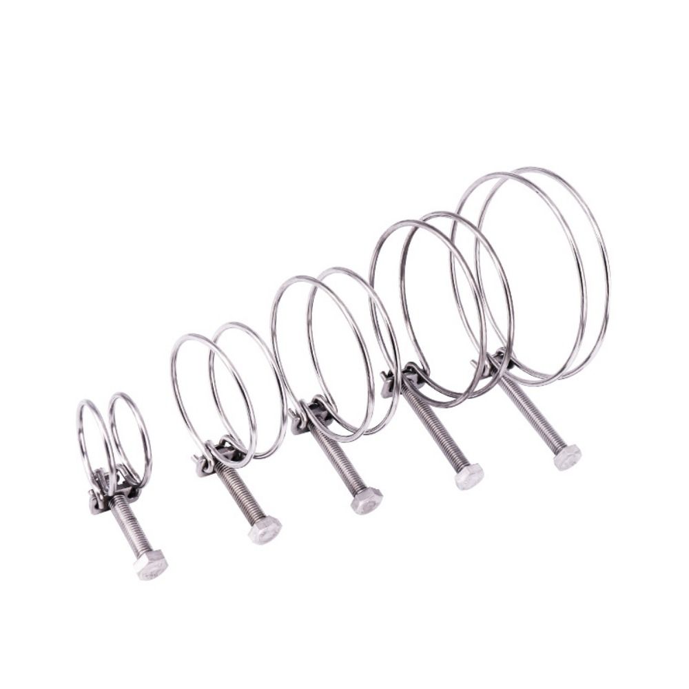 1 шт., двойной проволочный хомут, набор в ассортименте, обруч, зажим для трубы, топливная трубка, водопровод, вентиляционная труба