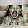 ТВ Фланелевое покрывало American Horror Story: Мягкий, безопасный для детей, теплый, антистатический, для всех сезонов, моющийся, диван, кровать, дом