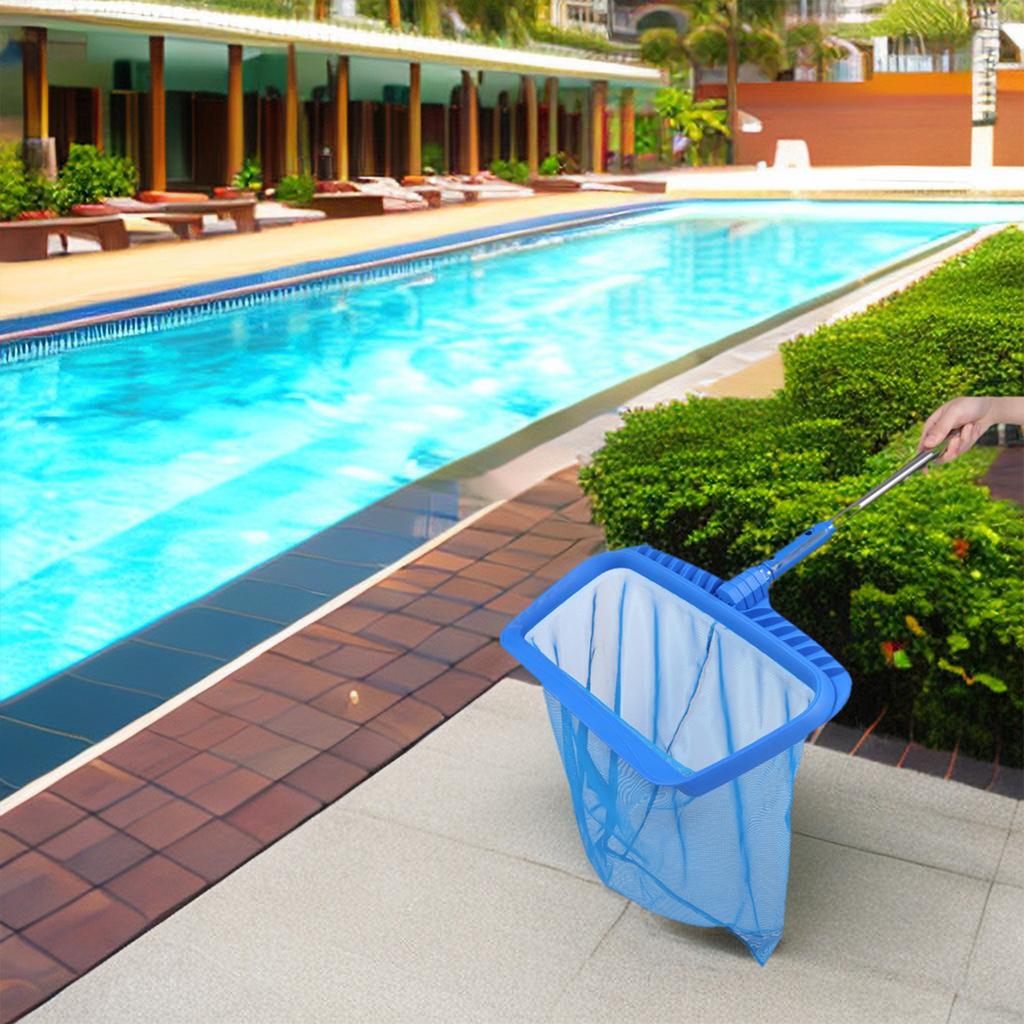 Скиммеры для бассейна Сетка Алюминиевый очиститель для бассейна Сетка для очистки листьев в бассейне Сетка-грабли с мелкой сеткой Принадлежности для прудов Фонтаны