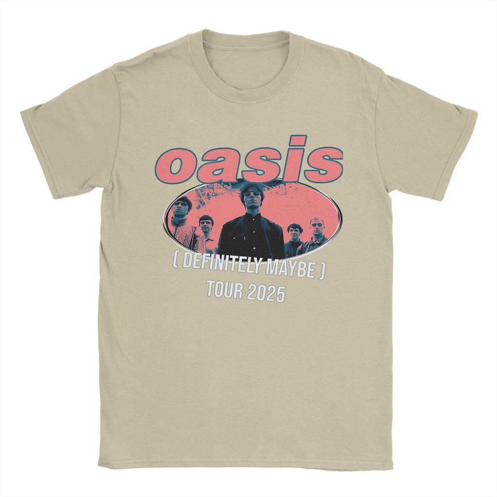 O-Oasis Definitely Maybe Tshirts Men's Cotton Tops Fashion O-neck Short Sleeve