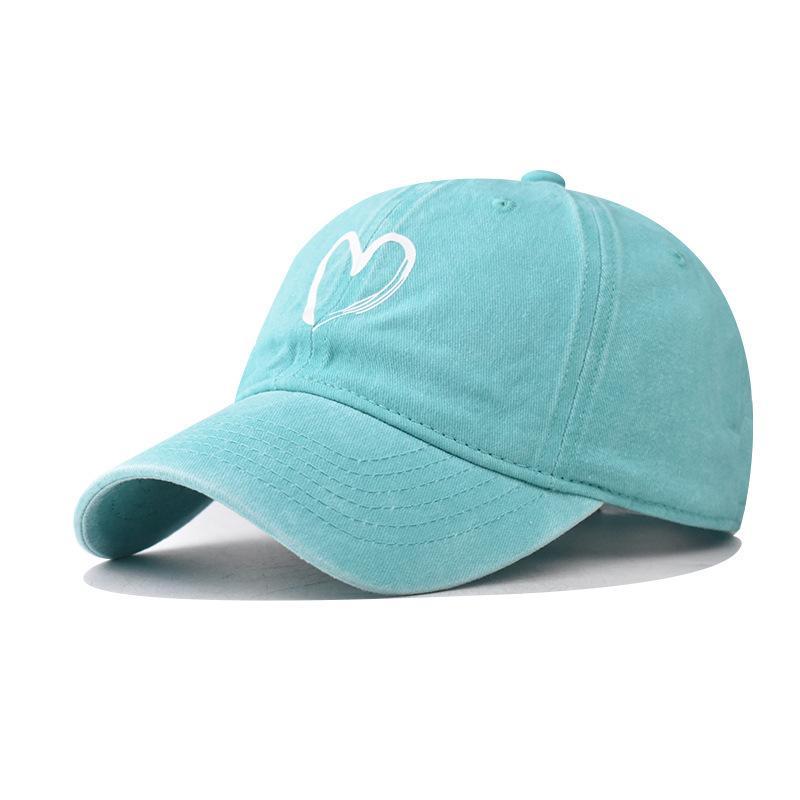 Cotton New Love Baseball Cap Men and Women Outdoor Personality Cartoon Big Love Cap