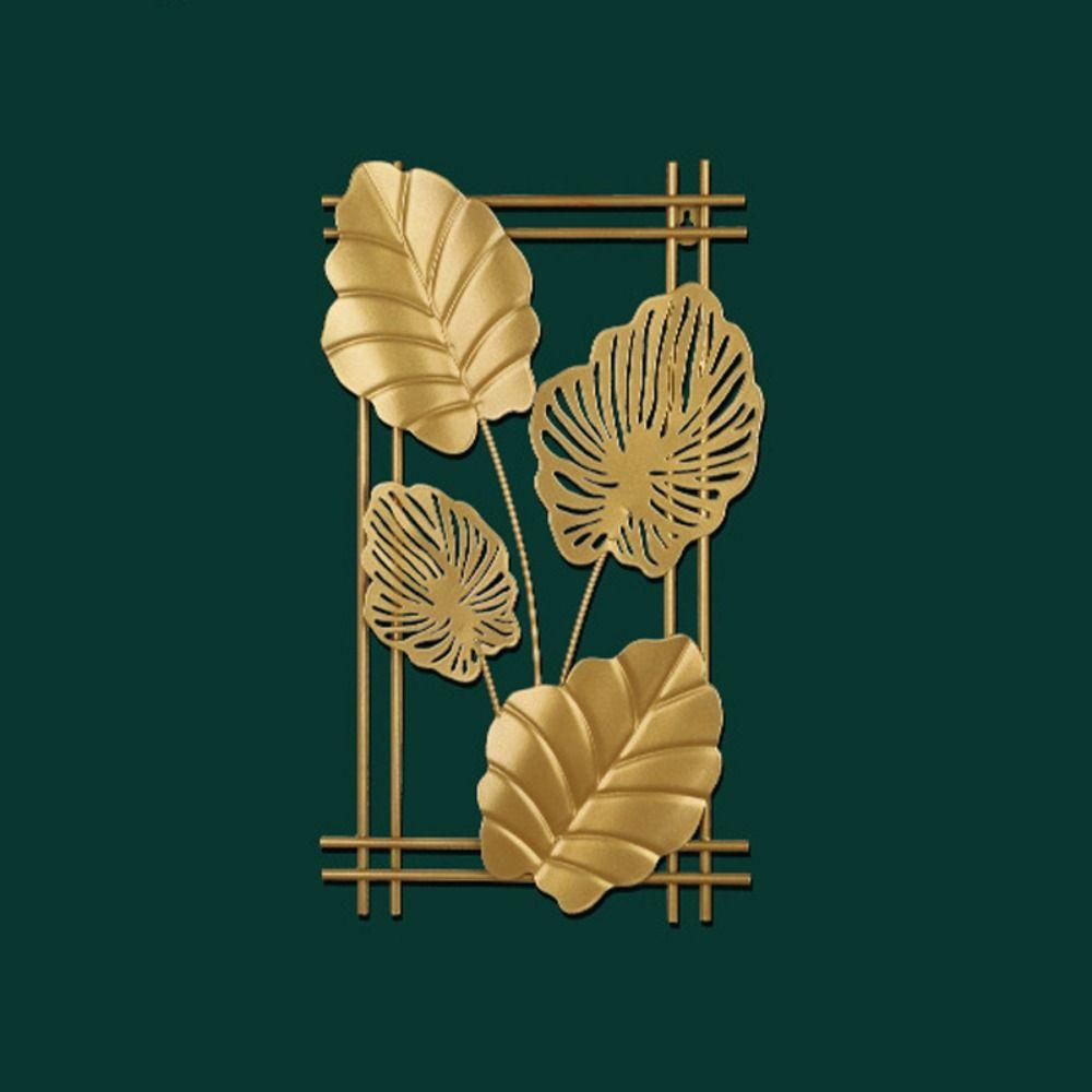 Растения Листья Фон Настенное украшение Прямоугольные Настенные подвесные украшения для офиса