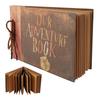 New 160 Page DIY Travel Photo Album Our Adventure Book Leather Retro Creative Anniversary Album Wedding Memory Mother's Day Gift