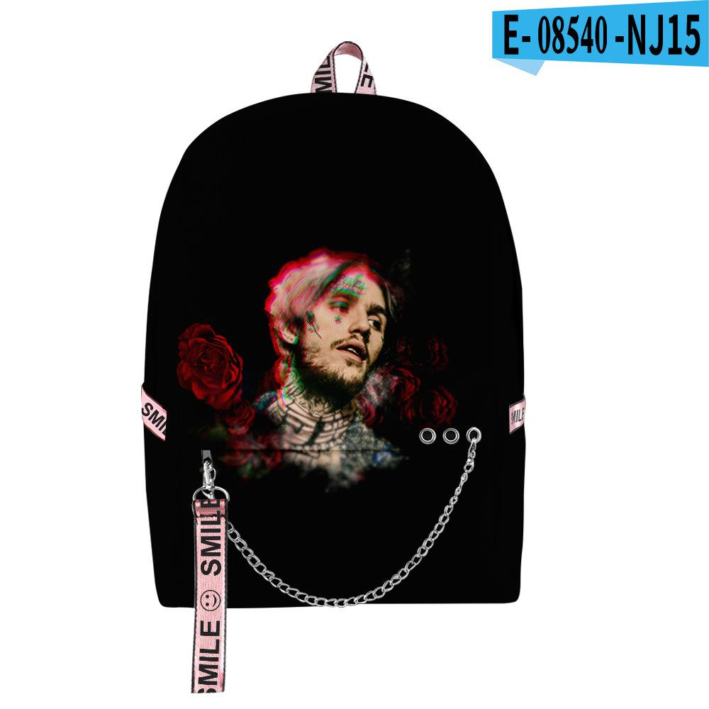 Популярные Новинки Молодежные Школьные Сумки Унисекс Любовь Lil Peep Дорожные Сумки 3D Печать Оксфорд Водонепроницаемые Рюкзаки на Плечо для Ноутбука
