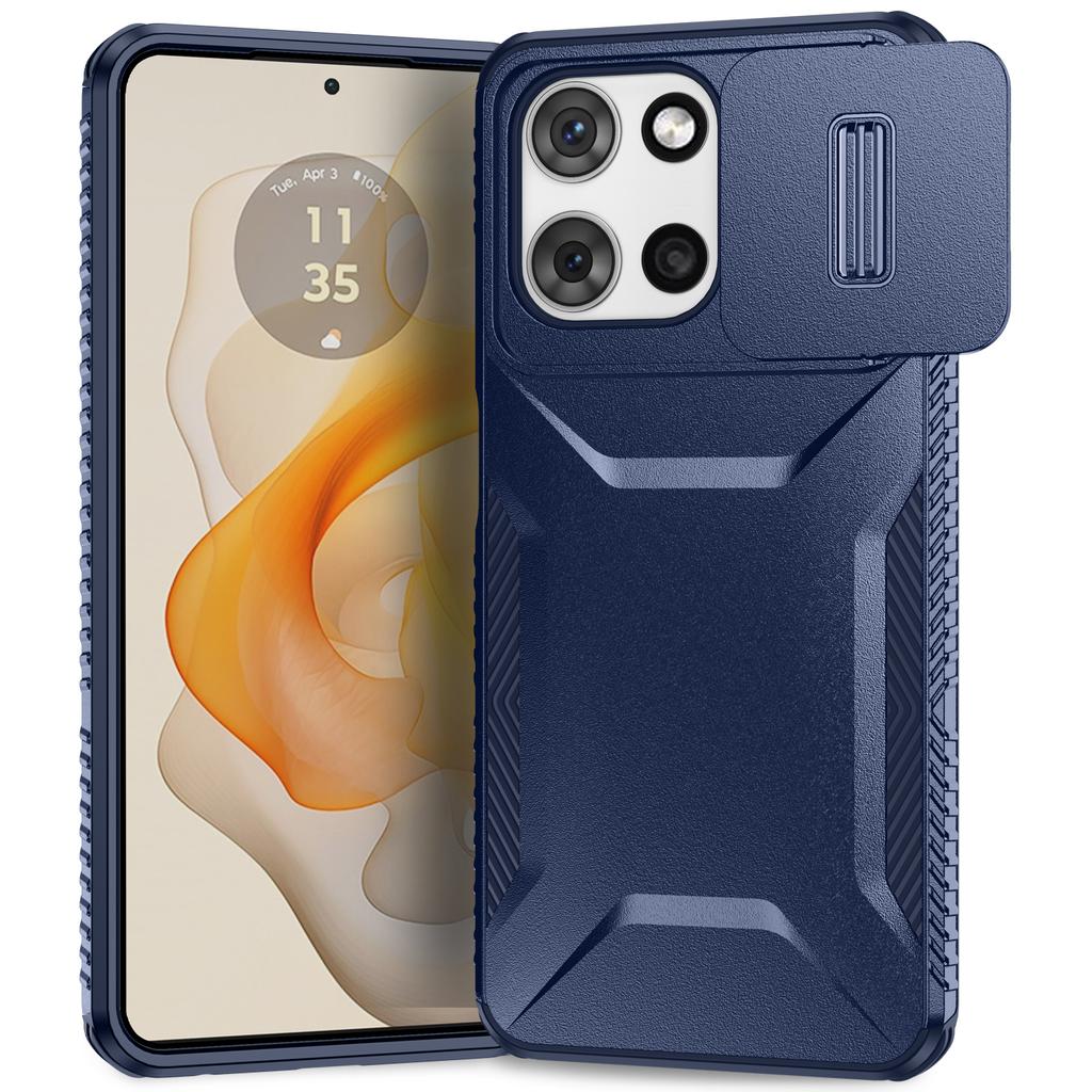 Для Motorola Мото G 5G (2025) Чехол Camshield TPU + PC Чехол для телефона Нескользящая боковая грань