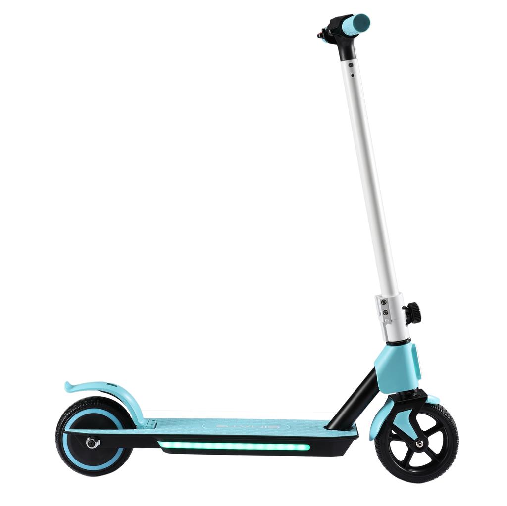 Simate S2 Safe Electric Scooter For Kid 130W Motor 24V2.5Ah Battery 14KM/H Top Speed 6.5 Inch Tires Outdoor Play Folding E-Scooter