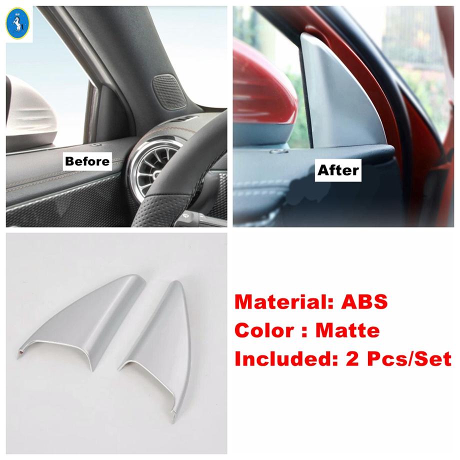 Matte Auto Glass Lift Button / Reading Light Decor Cover Trim Accessories For Mercedes-Benz A Class W177 A200 A220 - 2024