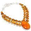 Baltic Amber Handmade 925 Sterling Silver Jewelry Necklace 18" R5k92