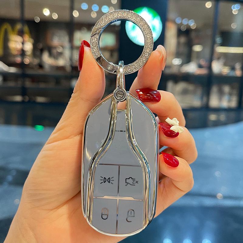 Women's Maserati Key Case for Levante and Ghibli Models - High-End Design