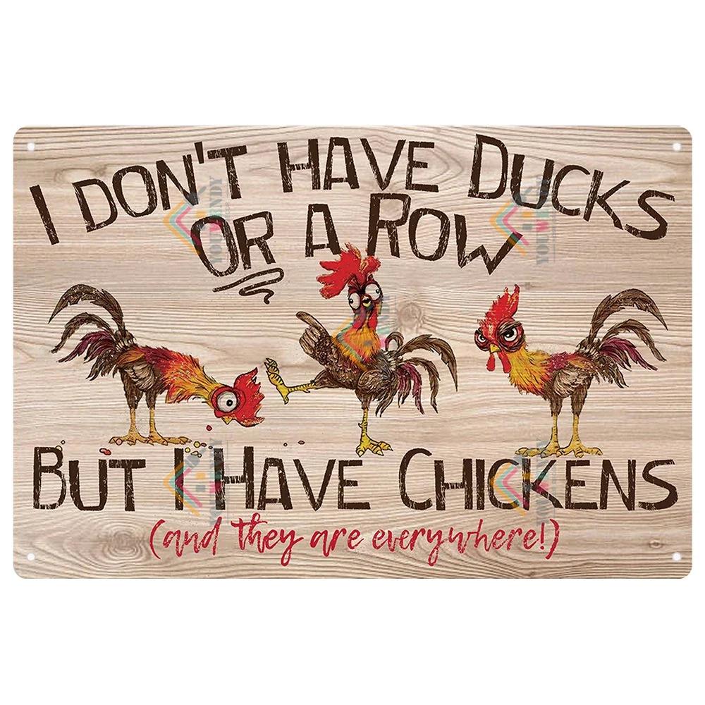 Retro Tin Sign I Love My Ladies Vintage Metal Sign, Funny Chicken Farm Decor, Farmhouse Sign, Country Decor, 7.9x11.8 Inch