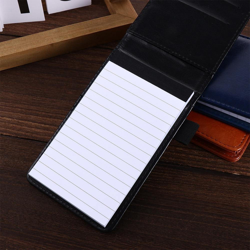 Stationery Retro Leather Cover Diary Small Pocket Planner Mini Notepad Business Memos A7 Notebook