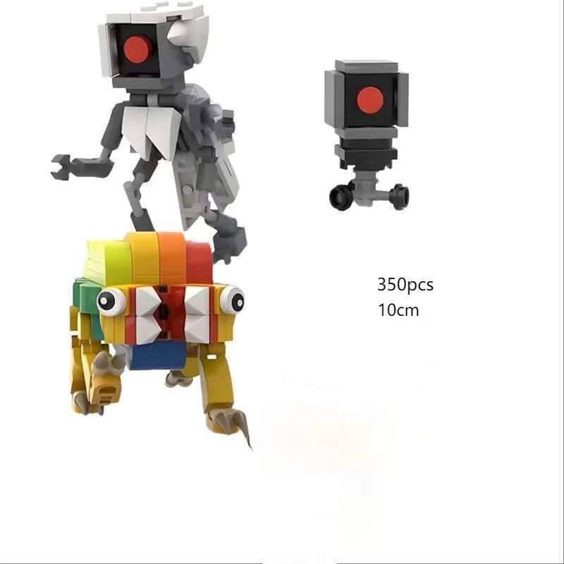 Doeys The Doughmans Строительные блоки Динозавры Кошмарное существо Блок Пряжаби Строительные блоки Игра Блок Игрушка Подарок