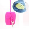 Multifunctional Home Furnishing Key Chain Hasp Style Silicone Key Holder Case Card Bag Accessories