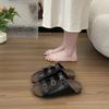 Retro Belt Buckle Cool Slippers Women's Outer Wear Summer New Thick-bottomed Versatile Casual Lazy One-word Drag