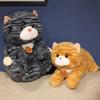 Cute Cat Plush Toys Cartoon Girl Children Bedroom Decoration Dolls Presents