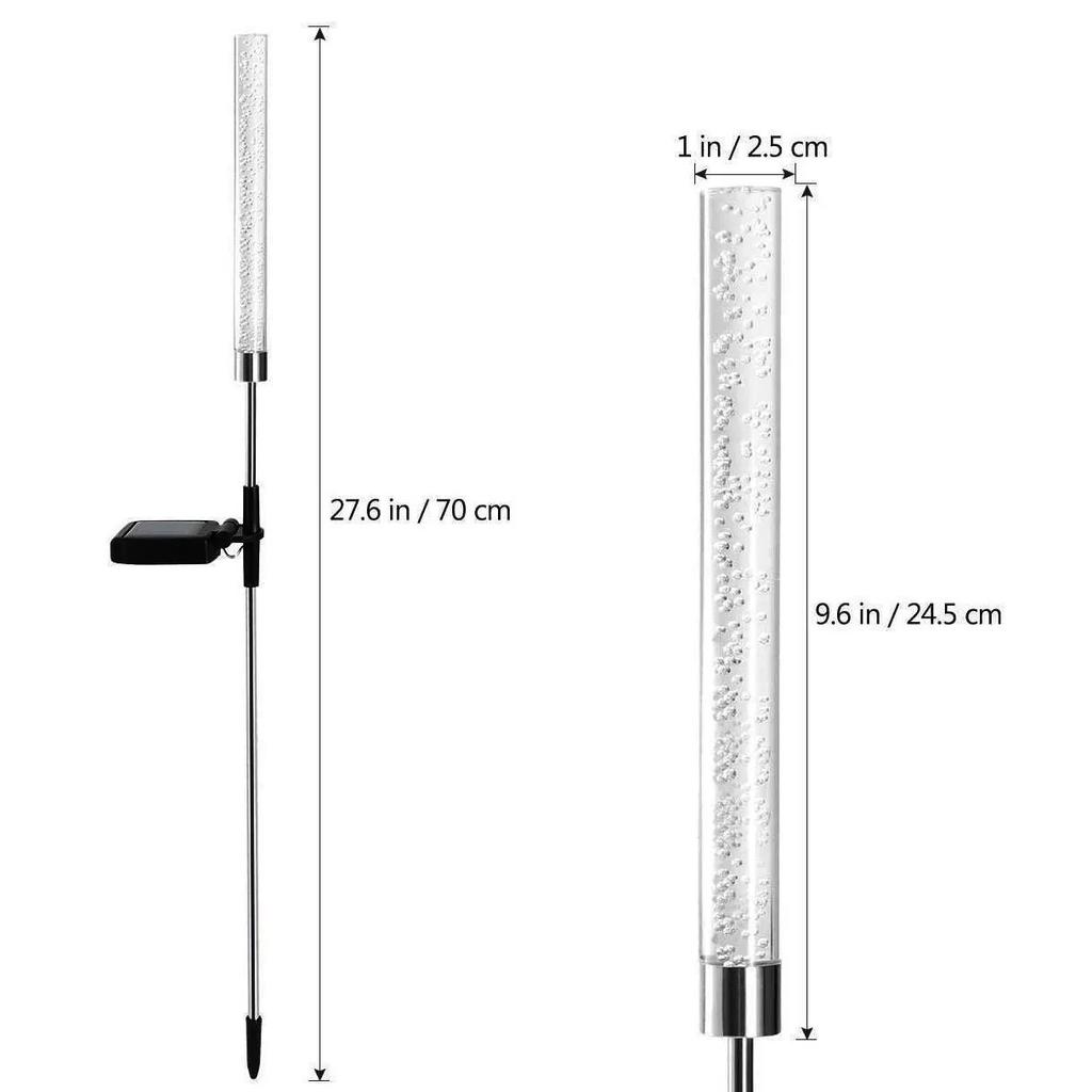 10 шт. акриловый пузырьковый солнечный светильник для газона RGB садовый уличный солнечный светильник водонепроницаемый RGB меняющий цвет светодиодный солнечный светильник