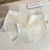 3 шт. Хлопковые женские трусики с цветочным принтом, подростковое нижнее белье средней посадки, модные трусики для девочек, дышащие трусики, студенческое мягкое нижнее белье