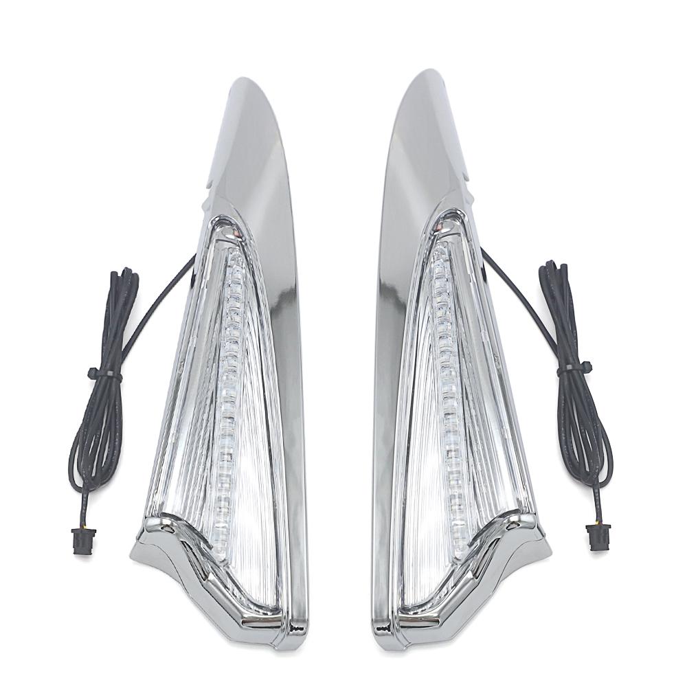NEW Motorcycle Saddlebag Accent Swoop LED Light Case For Honda Gold Wing GL 1800 GL1800 F6B 2018 2019 2020 2021 Saddlebag Lights